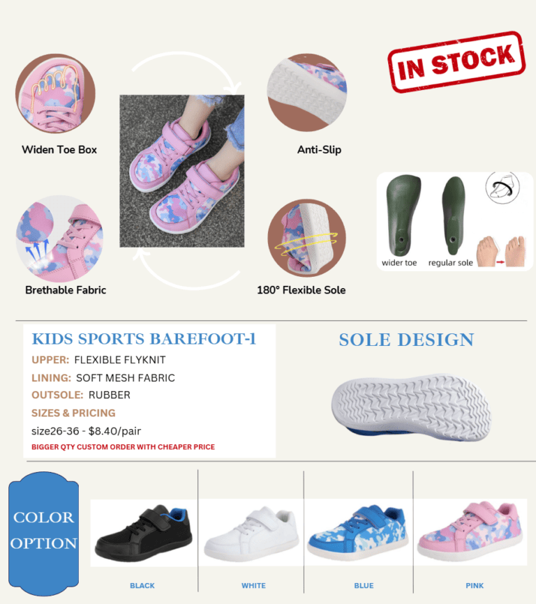 kids barefoot shoes wholesale